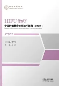 中国肿瘤整合诊治技术指南（CACA） HIFU治疗 2023