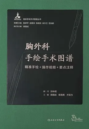 胸外科手绘手术图谱准手绘+操作视频+要点注释